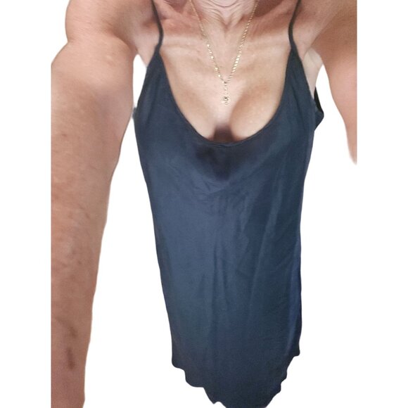 Vintage Black Silk Slip Dress - Picture 11 of 11